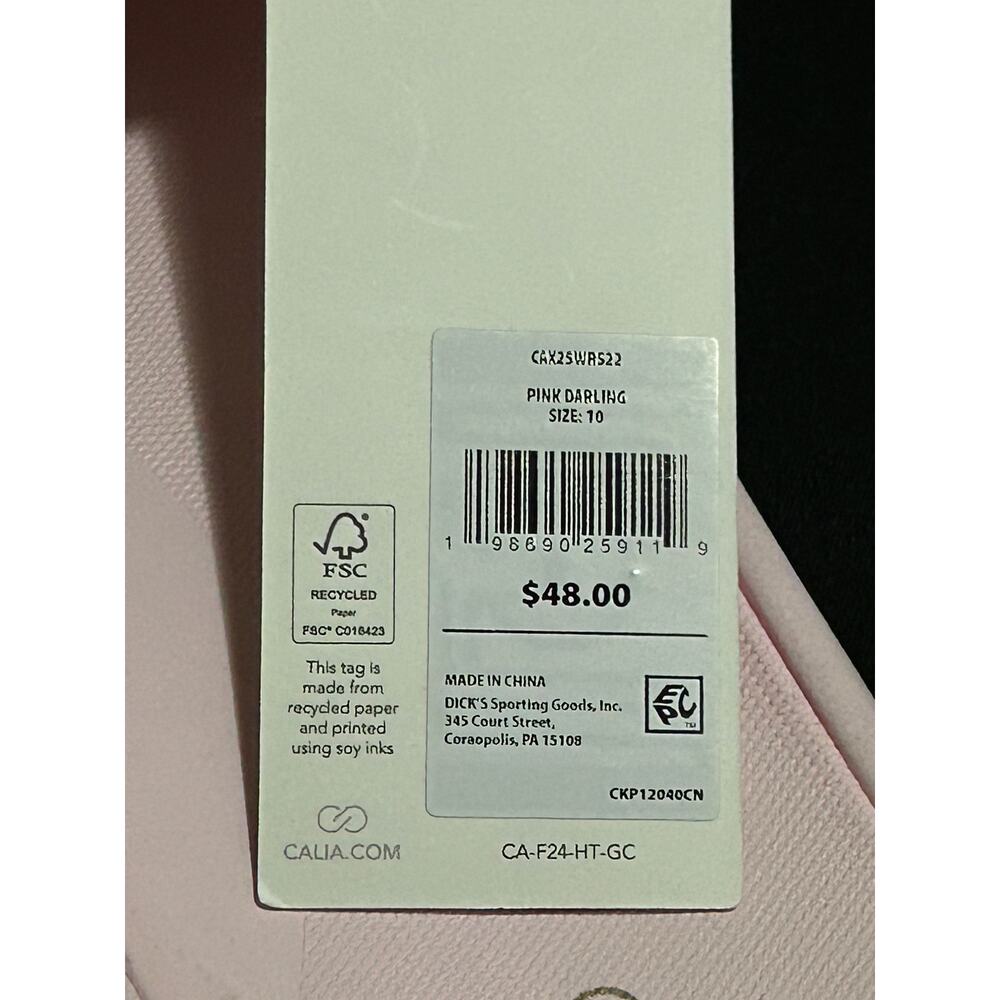 Calia Women’s Soleform Slide Pink / $48 Retail! /  Size 10 / Brand New - Picture 6 of 6